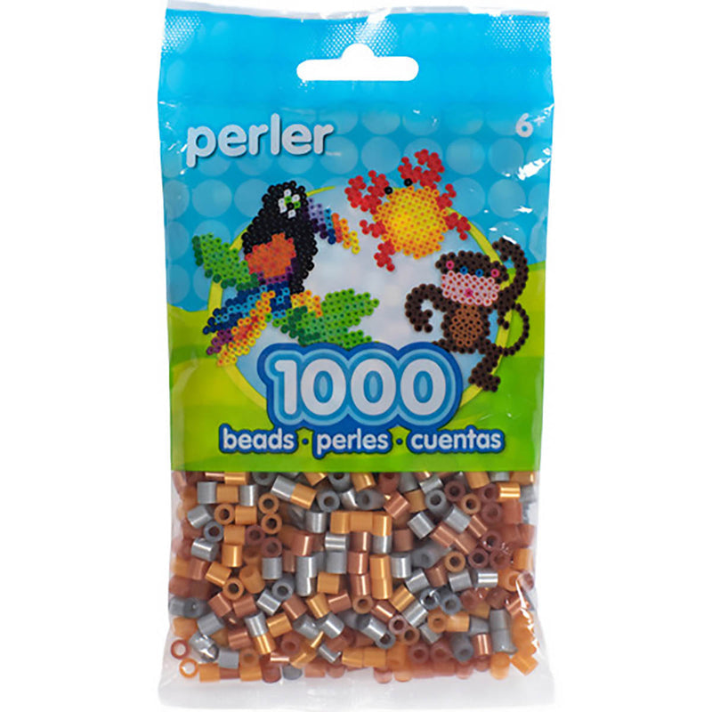 1,000 Perler Beads - Metallic Mix
