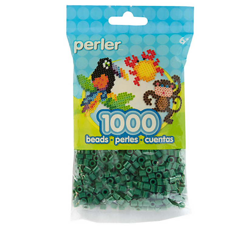 1,000 Perler Beads - Evergreen