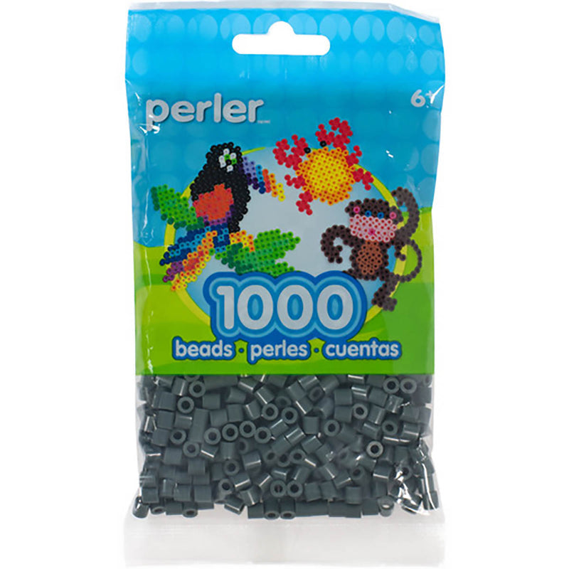 1,000 Perler Beads - Charcoal