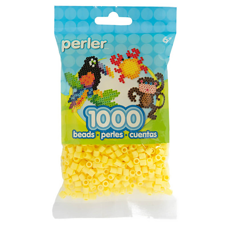 1,000 Perler Beads - Pastel Yellow