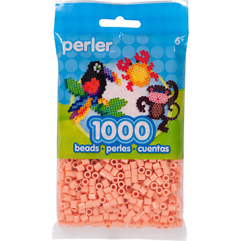 1,000 Perler Beads - Orange Cream