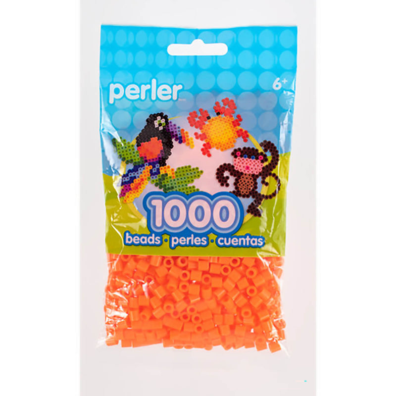 1,000 Perler Beads - Orange